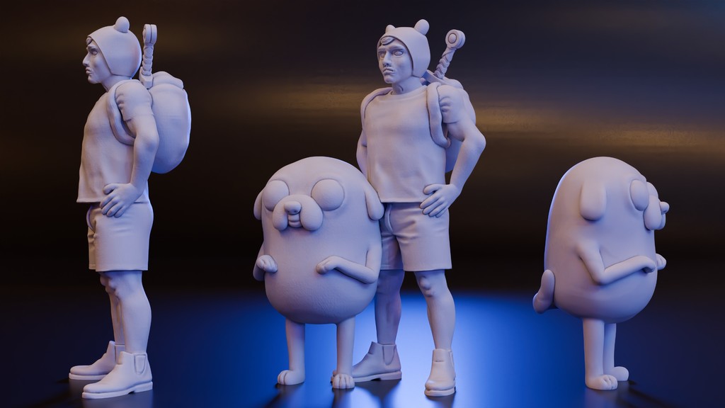 Финн и Джейк - Вместе (DND/TTRPG)