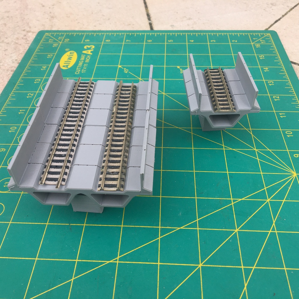 Модель моста SNCF TGV Atlantique в масштабе N - HO