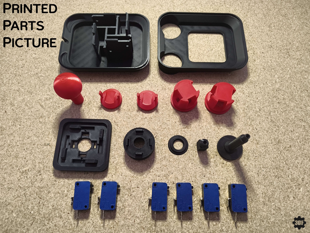 Competition Pro - 3D печатный ретро джойстик