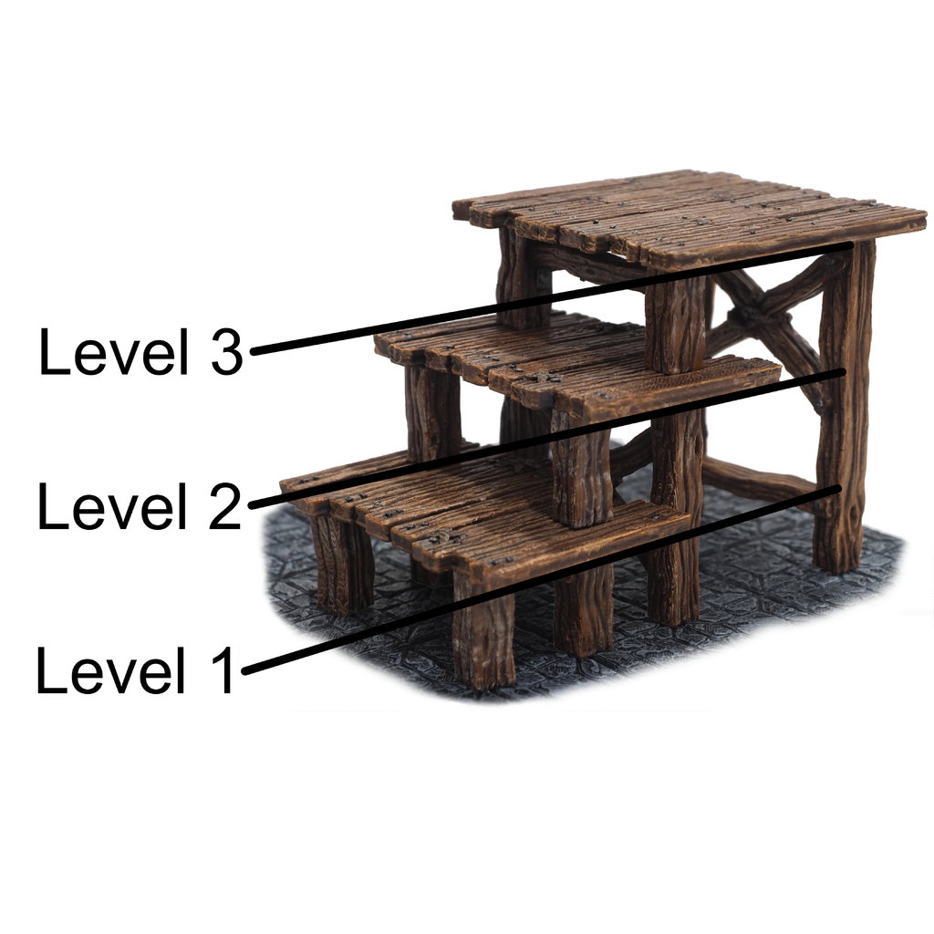 Модульные магнитные деревянные строительные леса