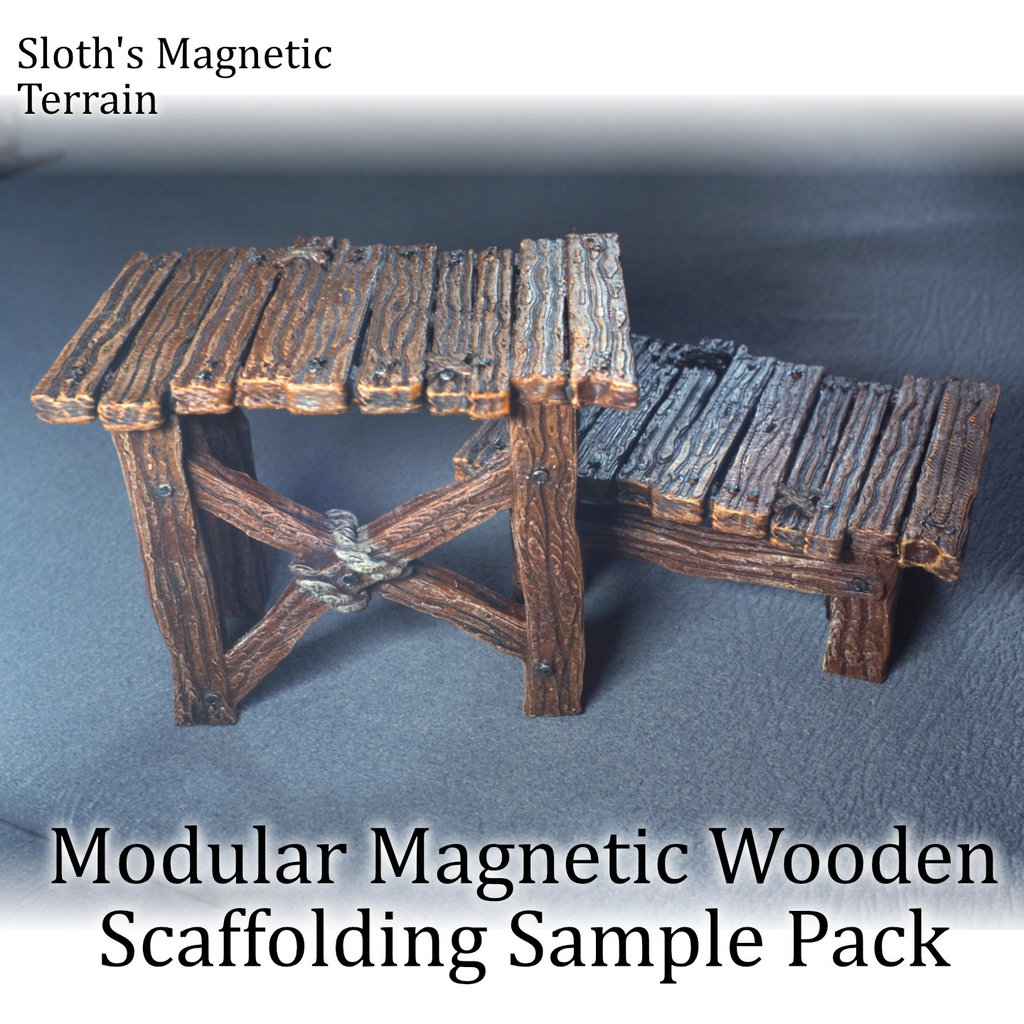 Модульные магнитные деревянные строительные леса