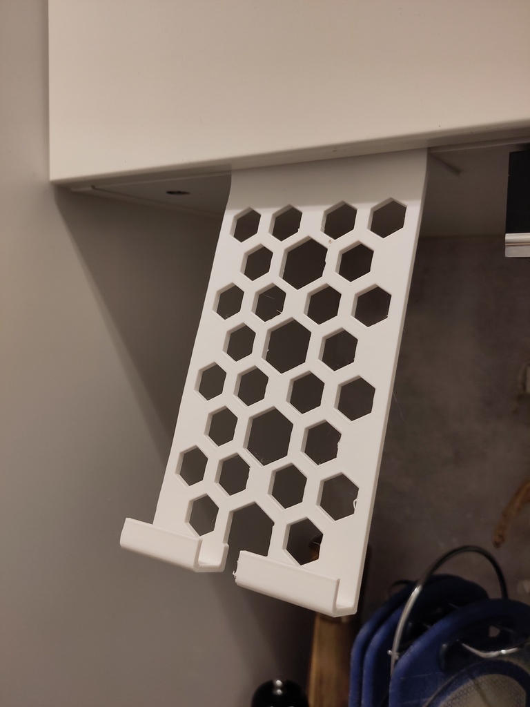 Держатель для смартфона на кухонный шкаф