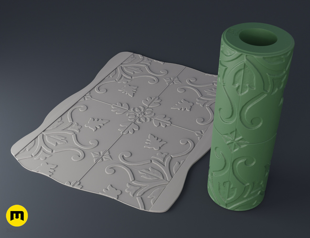 Текстурные ролики - Керамическая плитка #9