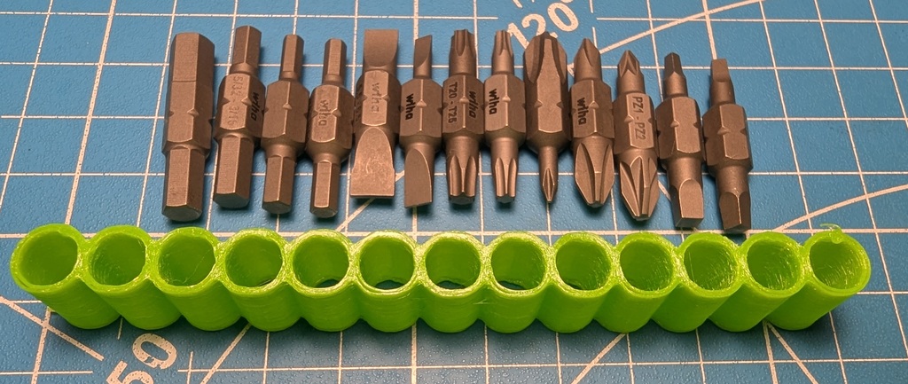 Держатель бит на 13 отверстий для бит 1/4 дюйма