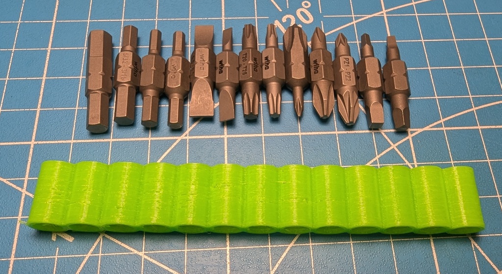 Держатель бит на 13 отверстий для бит 1/4 дюйма