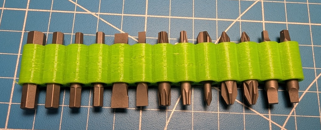 Держатель бит на 13 отверстий для бит 1/4 дюйма