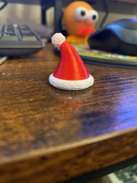 Миниатюрная шапка Санты