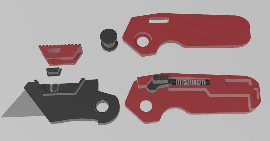 Складной карманный утилитарный нож