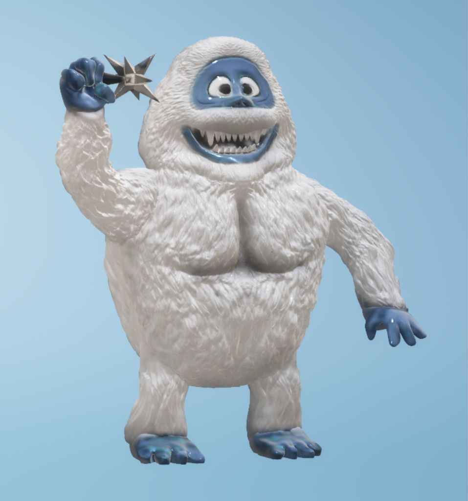 3D-модель Бамбла из классического рождественского специального выпуска