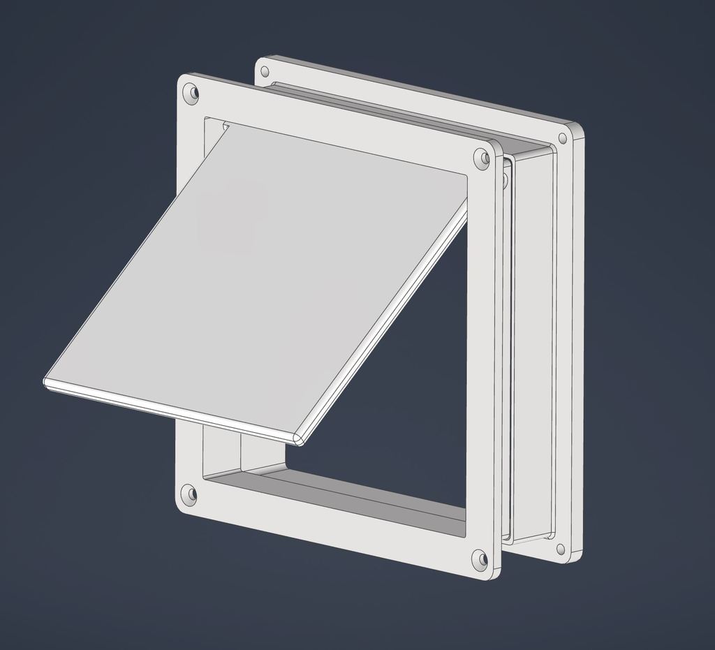 Простая дверца для кошки