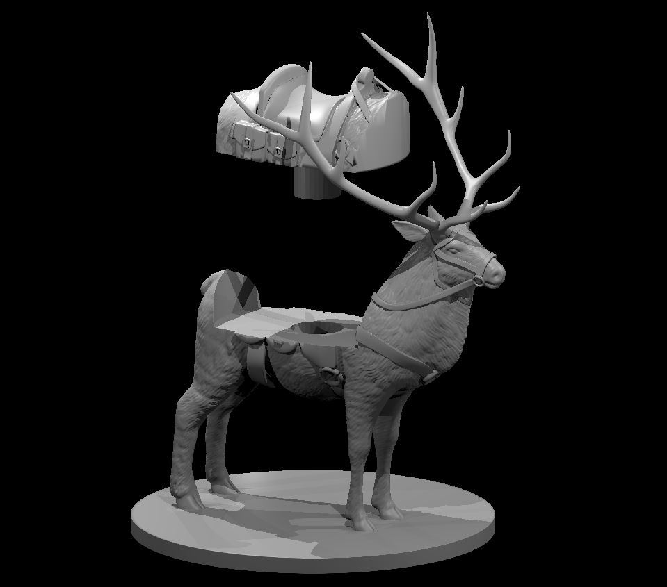 Модель оленя для декорации