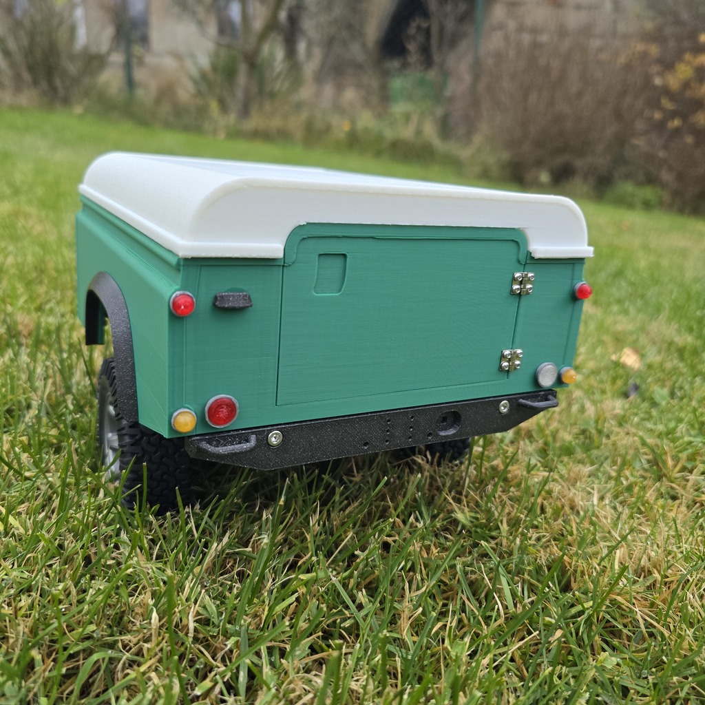 Модель прицепа для внедорожников 1:10 (Defender 90)