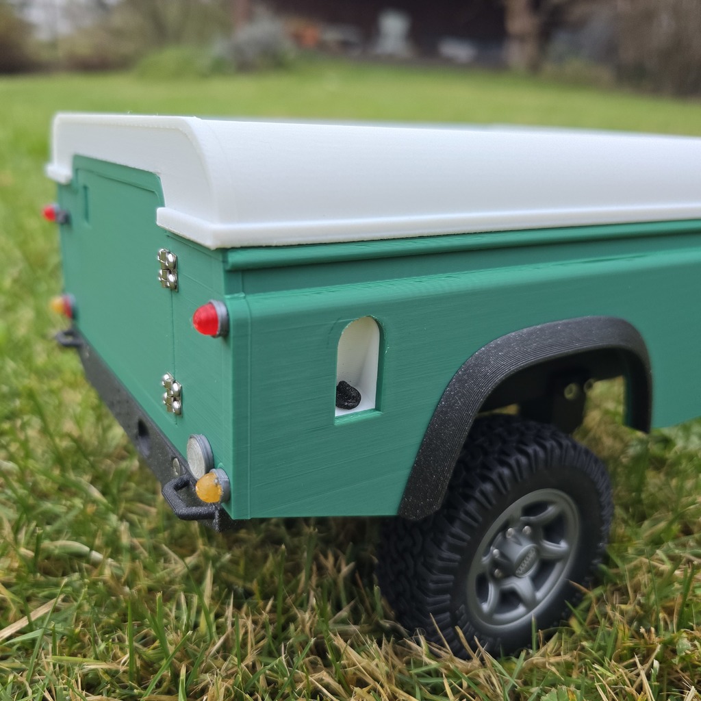 Модель прицепа для внедорожников 1:10 (Defender 90)