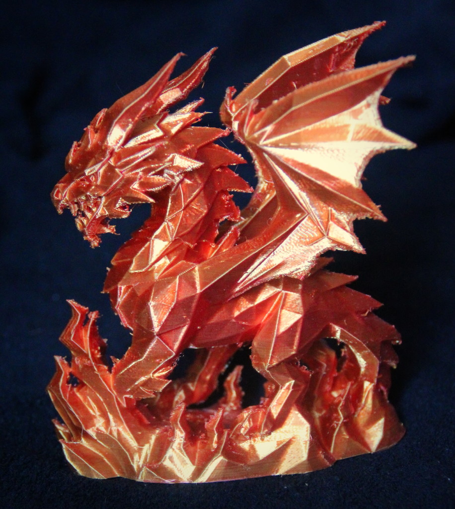 Адский дракон с solid-основанием