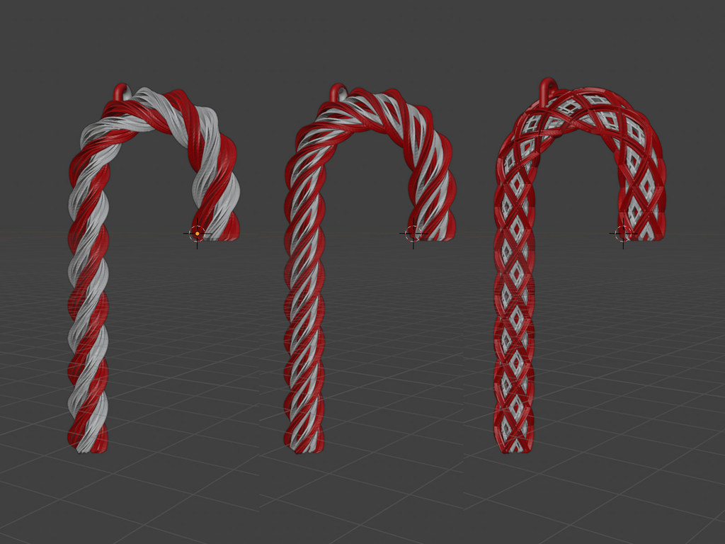 Леденцы в форме трости - 5 дизайнов