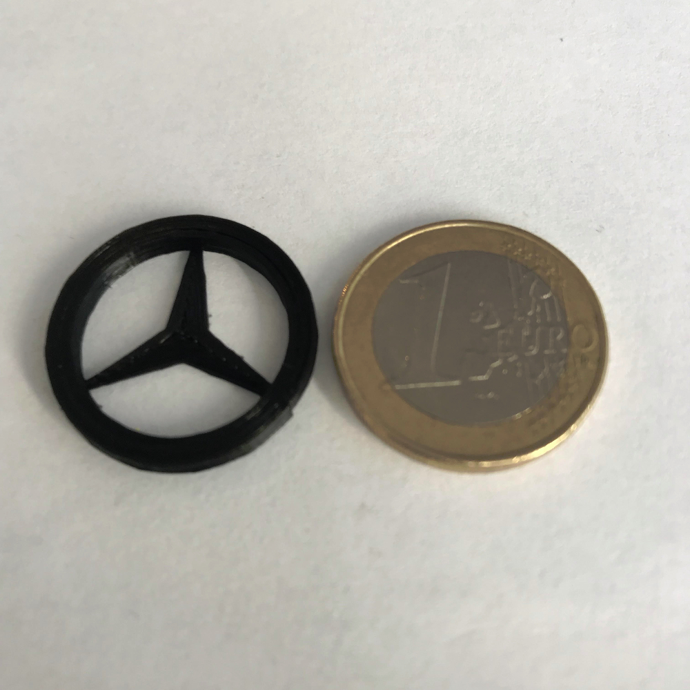 Токен в виде тележки для покупок Mercedes Star