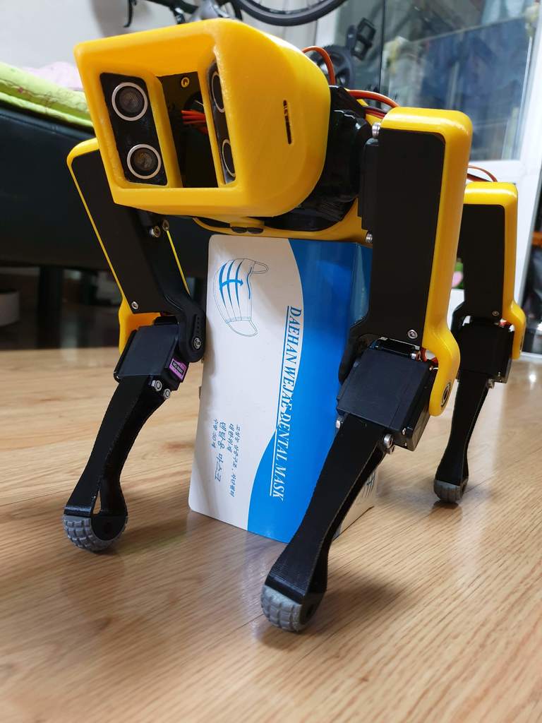 SpotMicro - 3D модель робота на Arduino