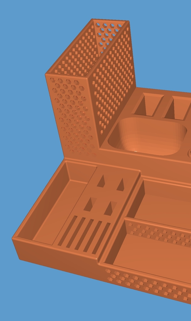 Органайзер для стола (версии для карандашей и SD-карт)