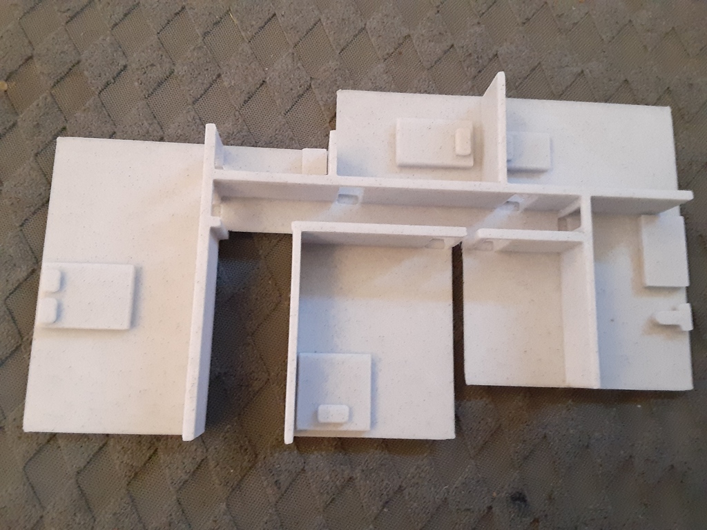 Дом Симпсонов: планы этажей и стены