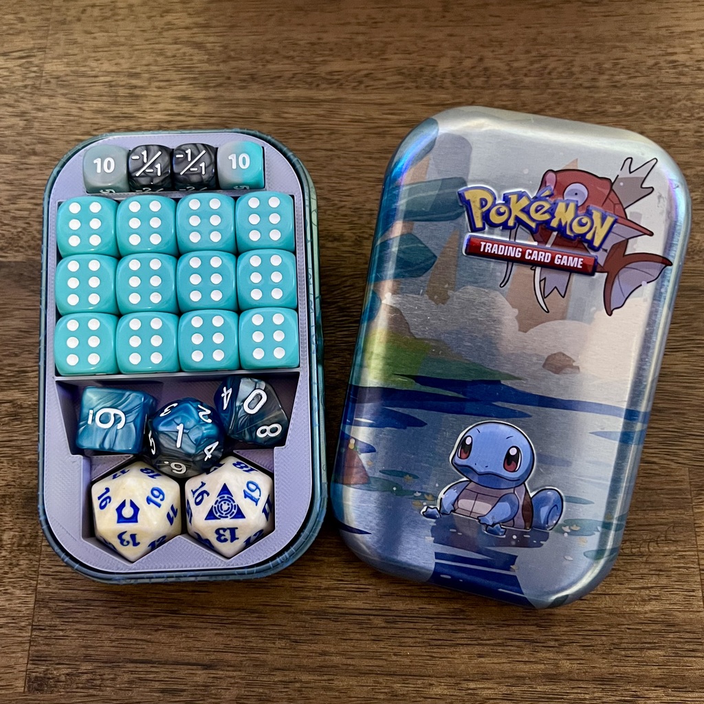 Вставка для покемонов для кубиков MtG