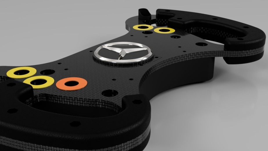 3D-модель руля AMG GT3