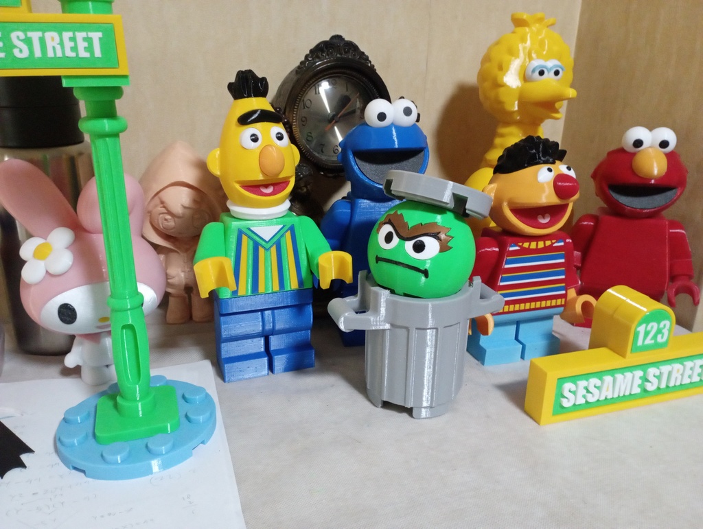 Набор гигантских минифигур Sesame Street