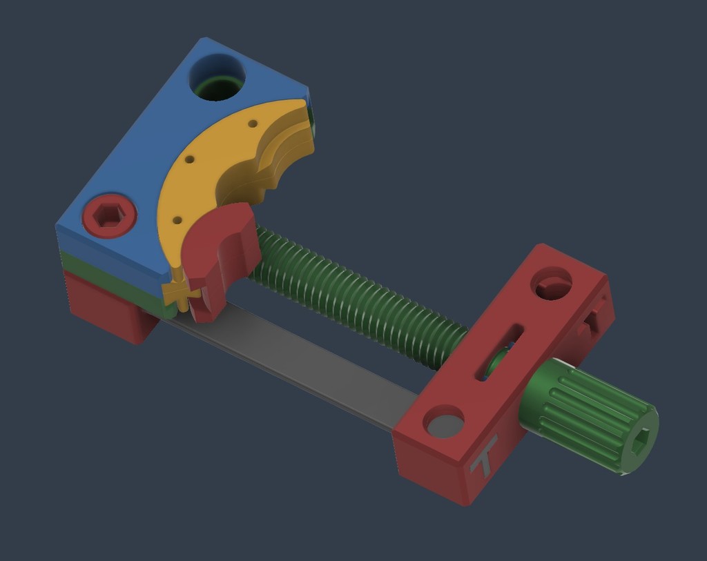 Фрактальный зажим для мелких изделий