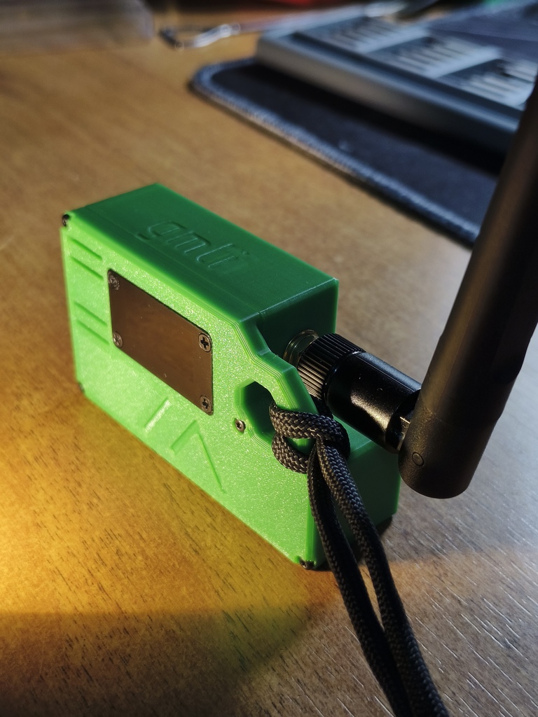 Корпус узла Meshtastic для батареи 18650