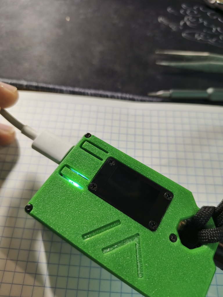 Корпус узла Meshtastic для батареи 18650