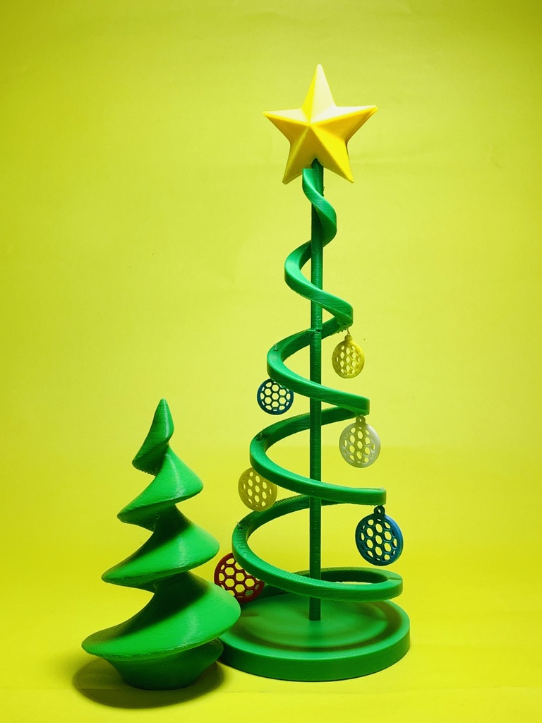 Спиральная рождественская елка