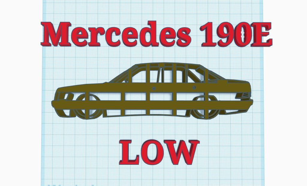 Форма для печенья в стиле Mercedes 190