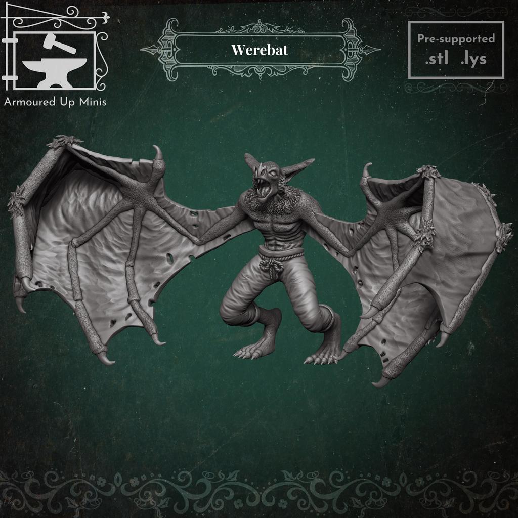 Миниатюра Werebat для настольных игр