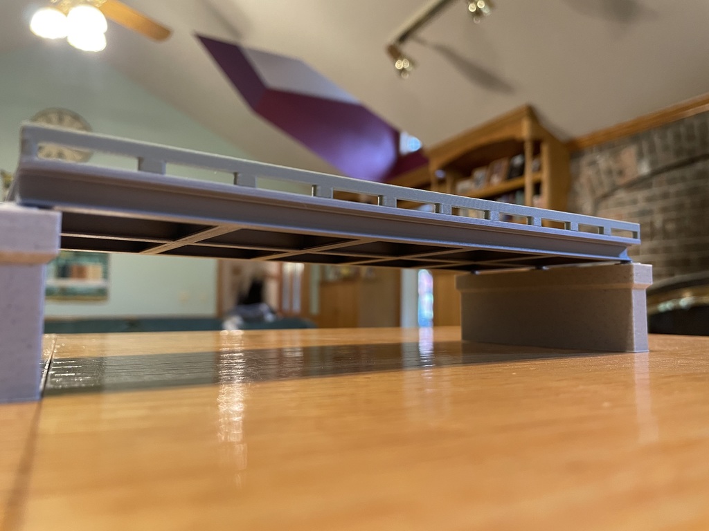 Мост через реку Middle Loop в масштабе HO