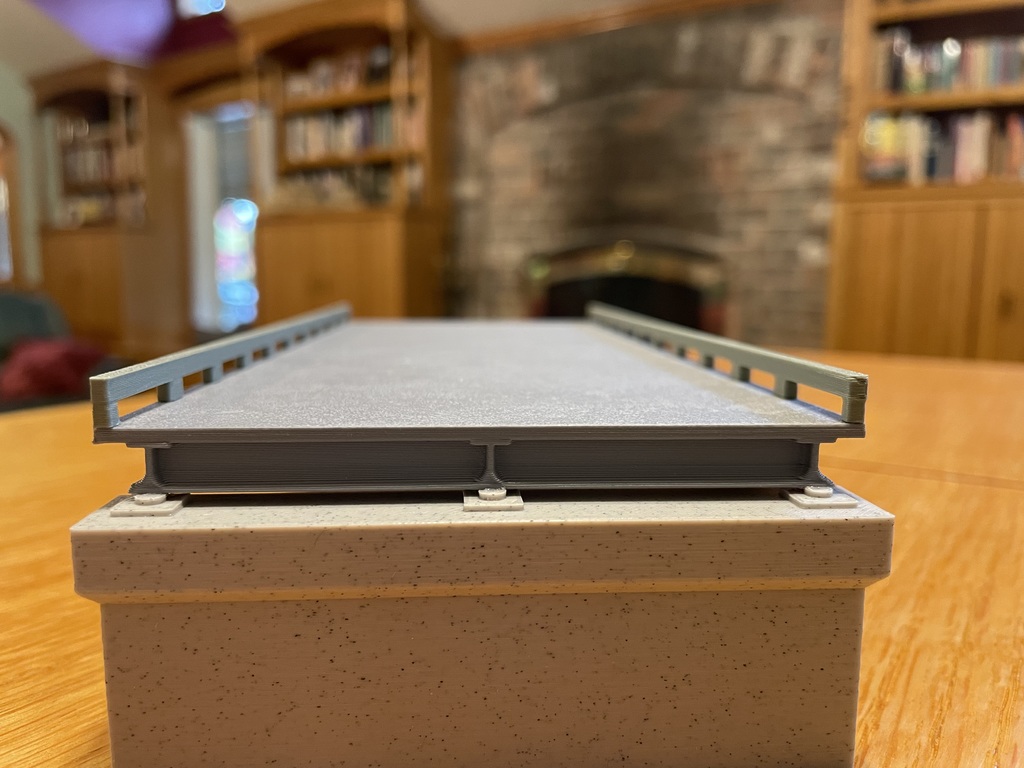 Мост через реку Middle Loop в масштабе HO