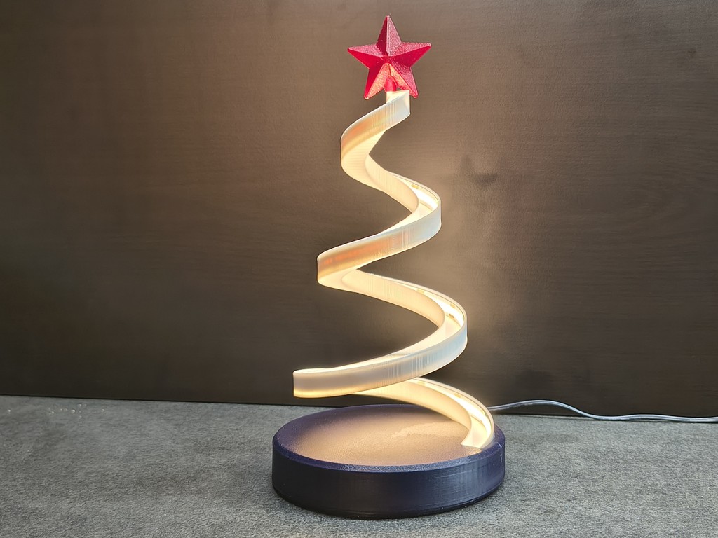 Светящийся LED спиральный рождественский елка – две версии
