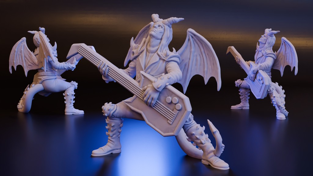 Dardew - Tiefling Bard (DND / TTRPG)