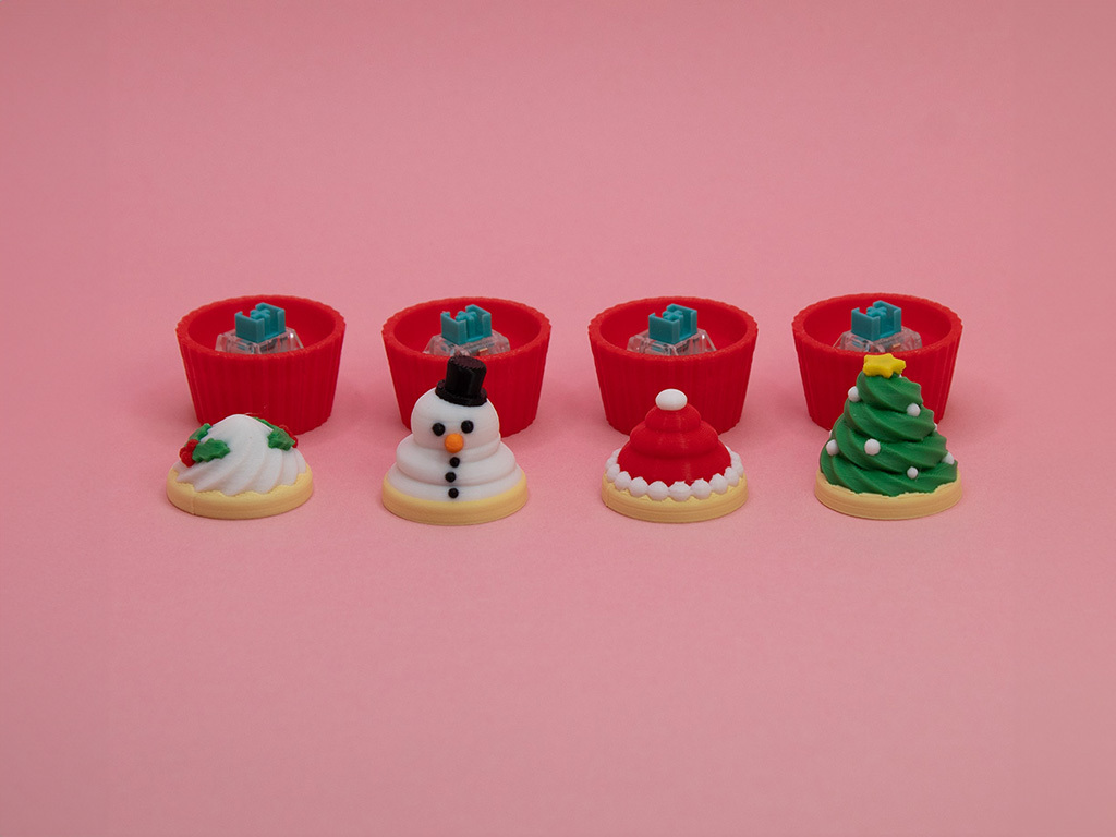 Рождественские капкейки-спиннеры