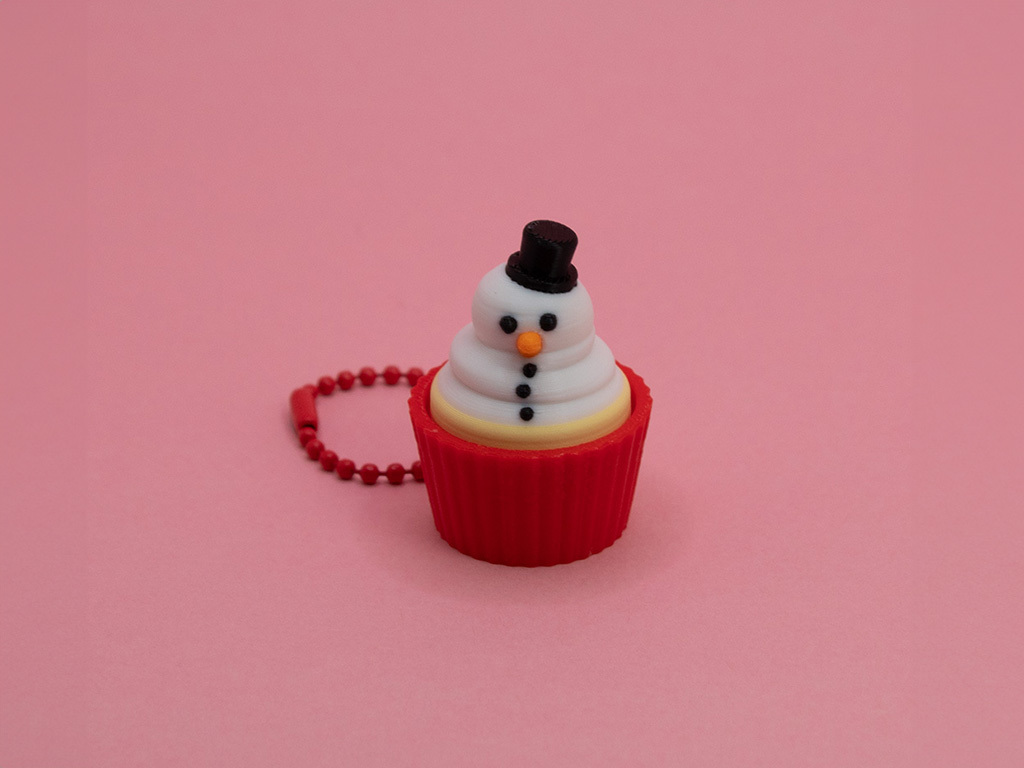 Рождественские капкейки-спиннеры