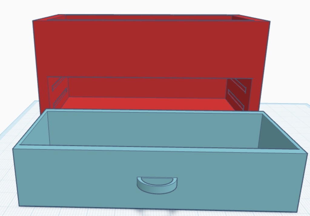 Настольный органайзер с ящиком