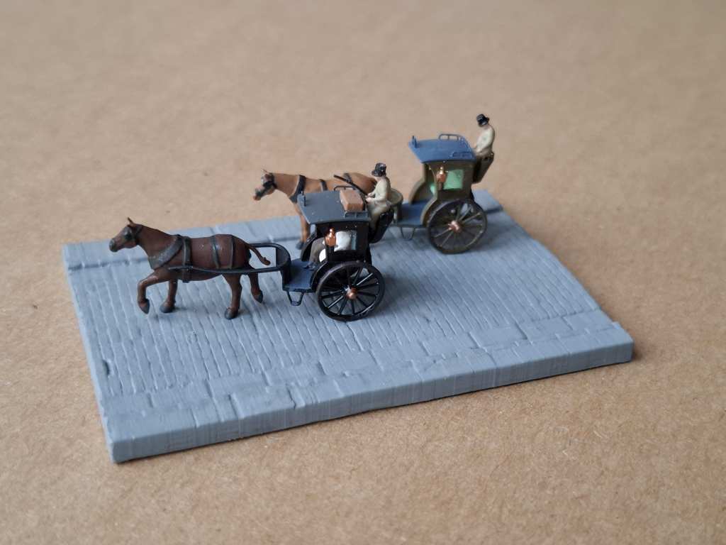 Модель повозки Hansom Cab (1:148)