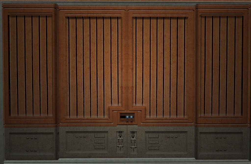 Двойная дверь Dantooine из KOTOR