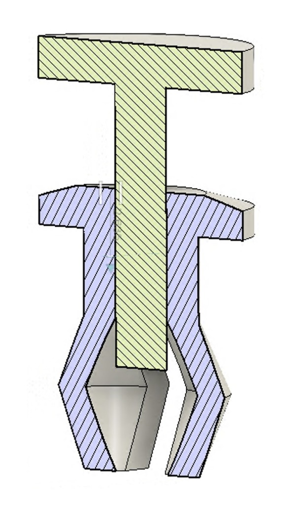 Заклепка кнопки