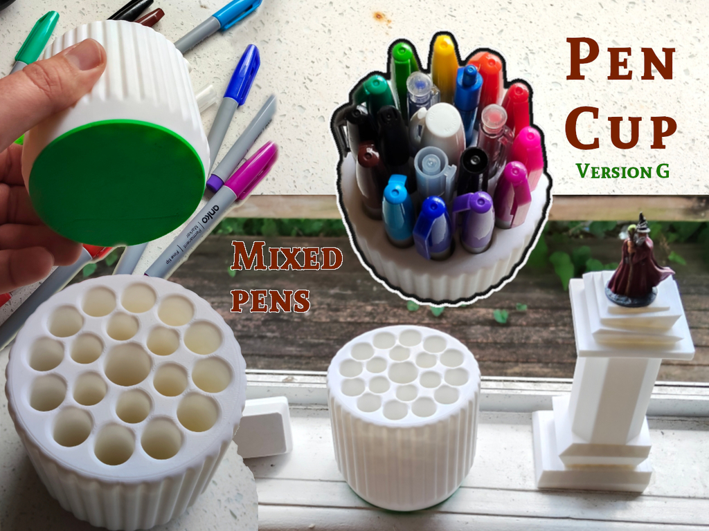 Подставка для ручек G - Разнообразные ручки