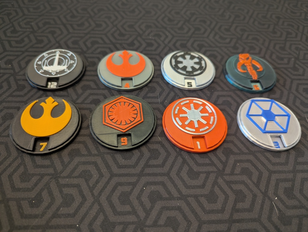 Дисковый счетчик ходов для X-Wing Миниатюр