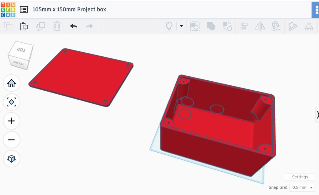 Корпус для проектов 105MM x 150MM