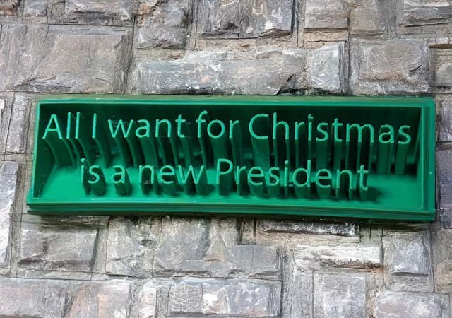 Все, что я хочу на Рождество, это новый Президент