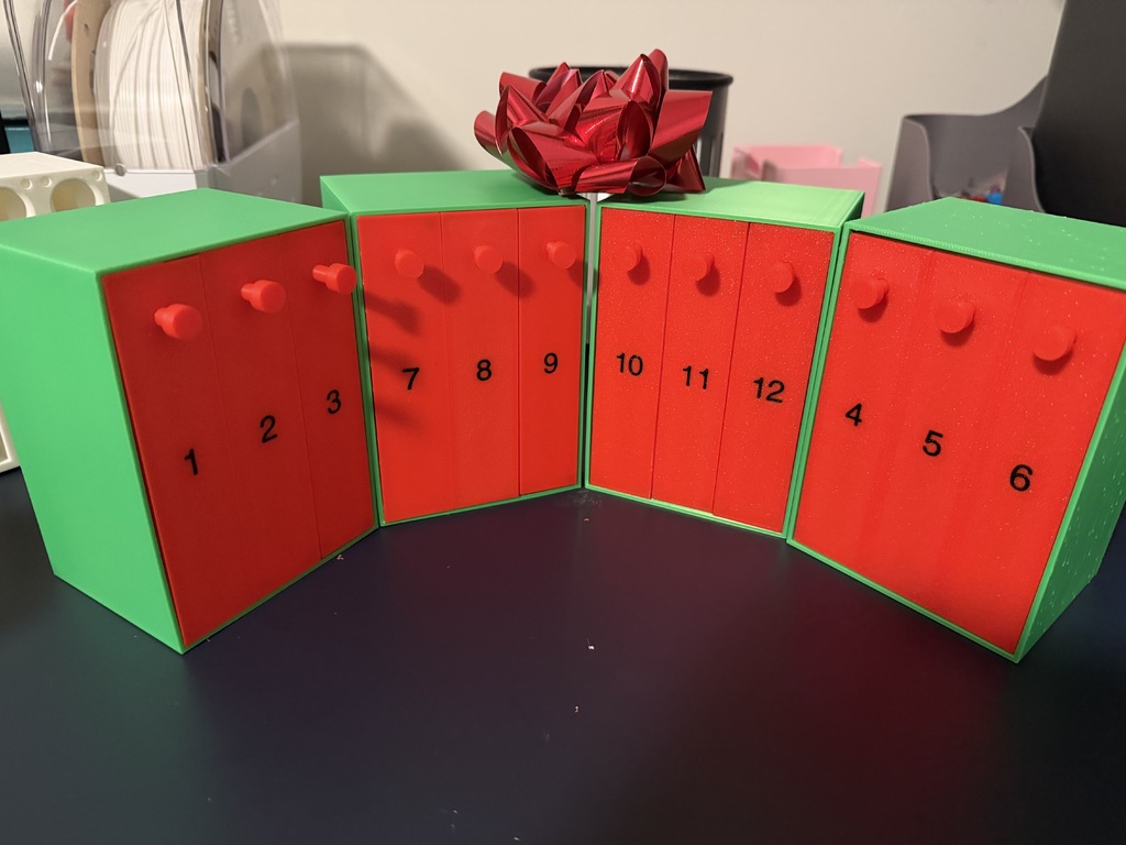 Модульный календарь-адвент для бустеров