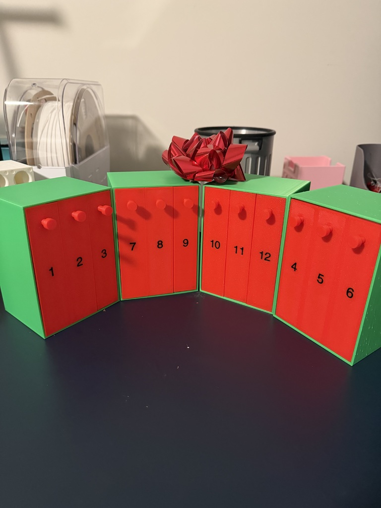 Модульный календарь-адвент для бустеров
