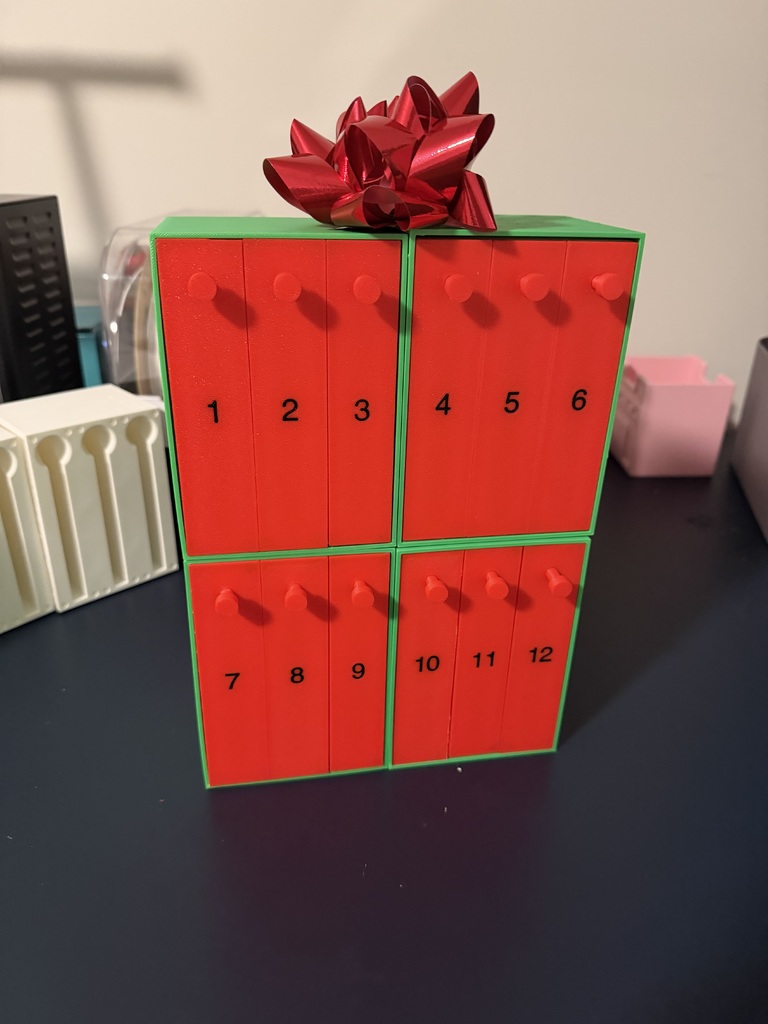 Модульный календарь-адвент для бустеров