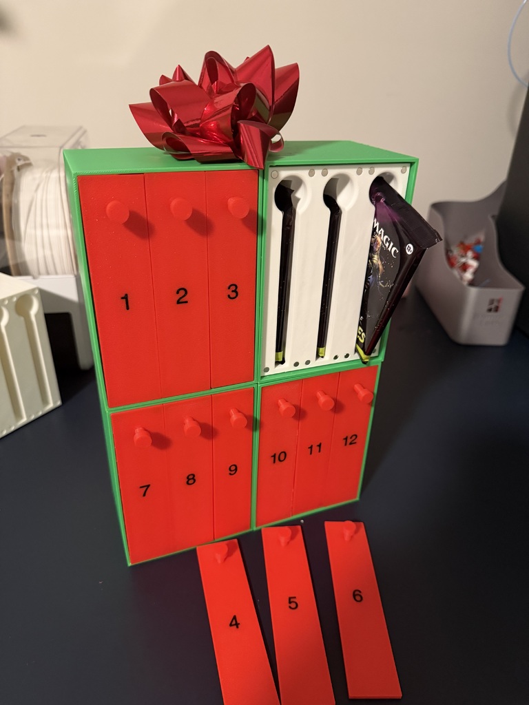 Модульный календарь-адвент для бустеров